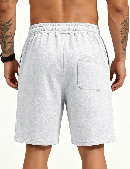 Light Grey Men'S Shorts image 5